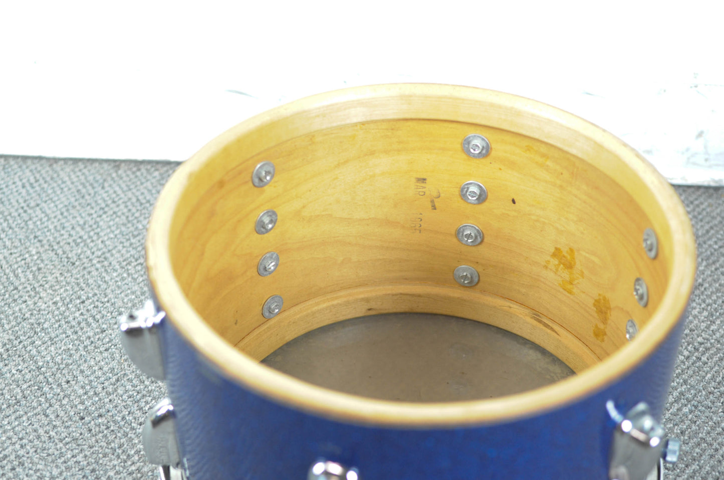 1965 Slingerland "Jet" Sparkling Blue Pearl Drum Set