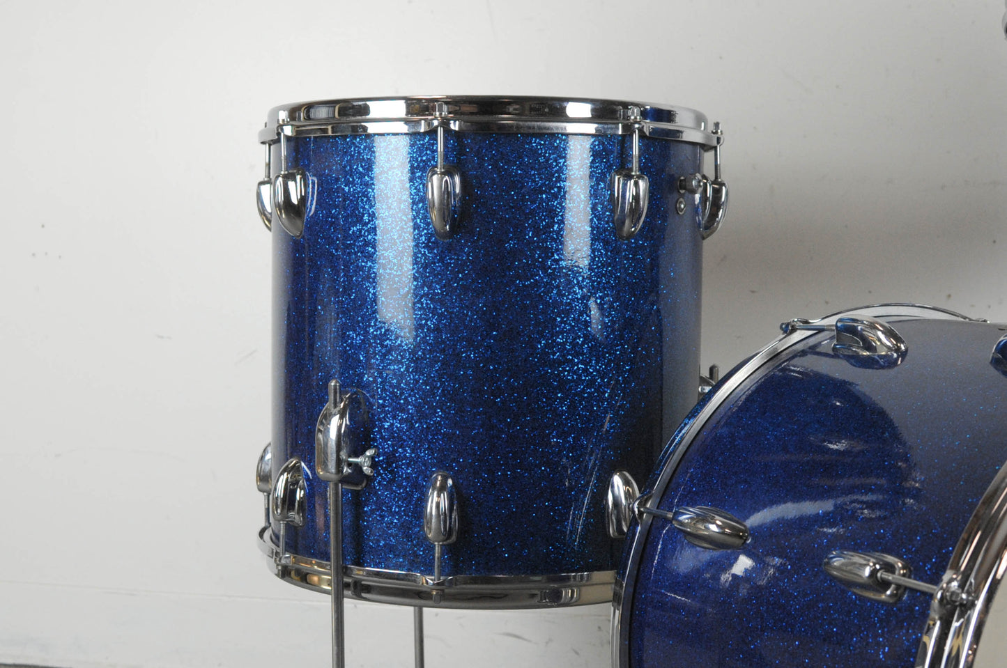 1965 Slingerland "Jet" Sparkling Blue Pearl Drum Set
