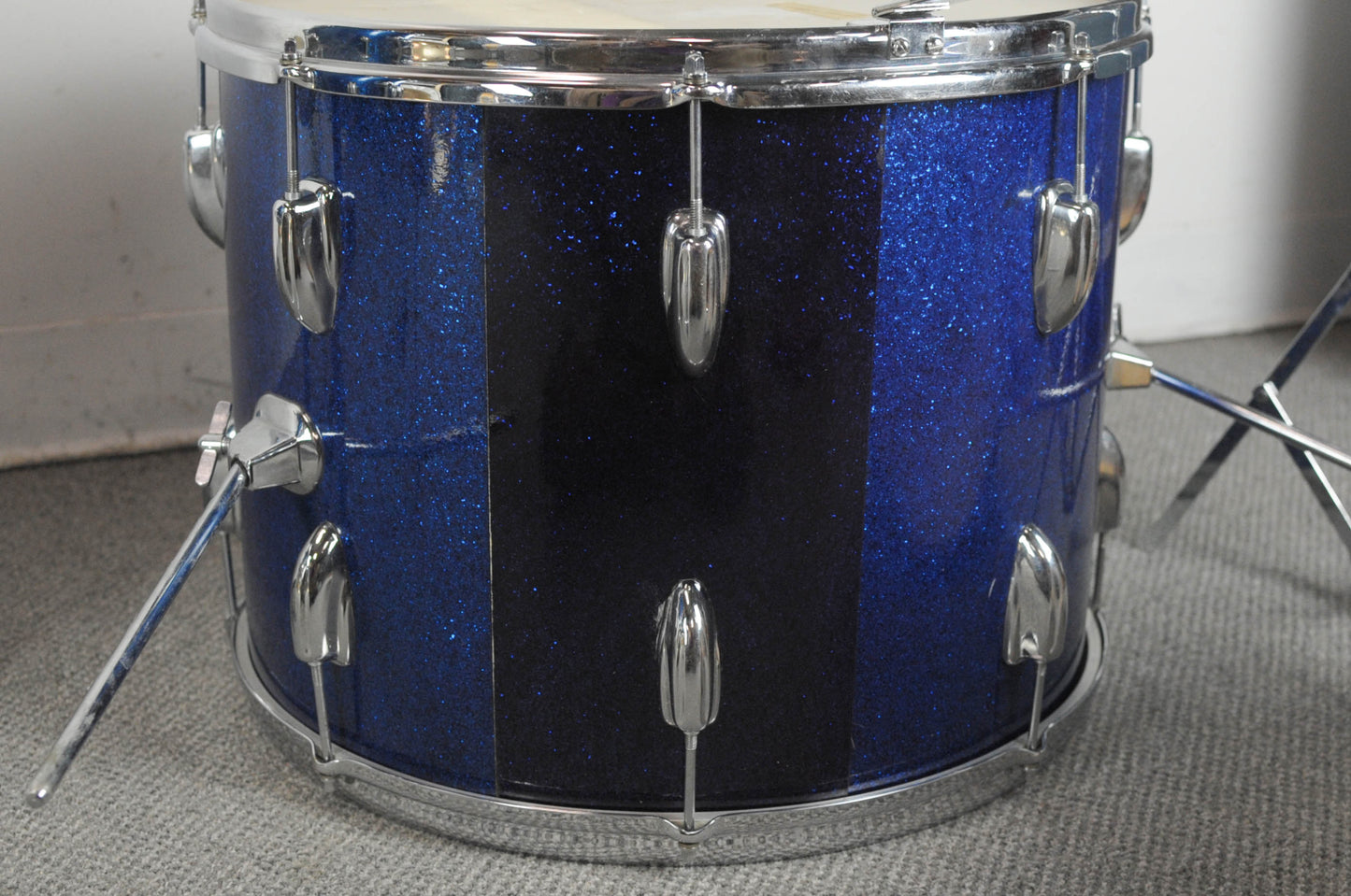 1965 Slingerland "Jet" Sparkling Blue Pearl Drum Set