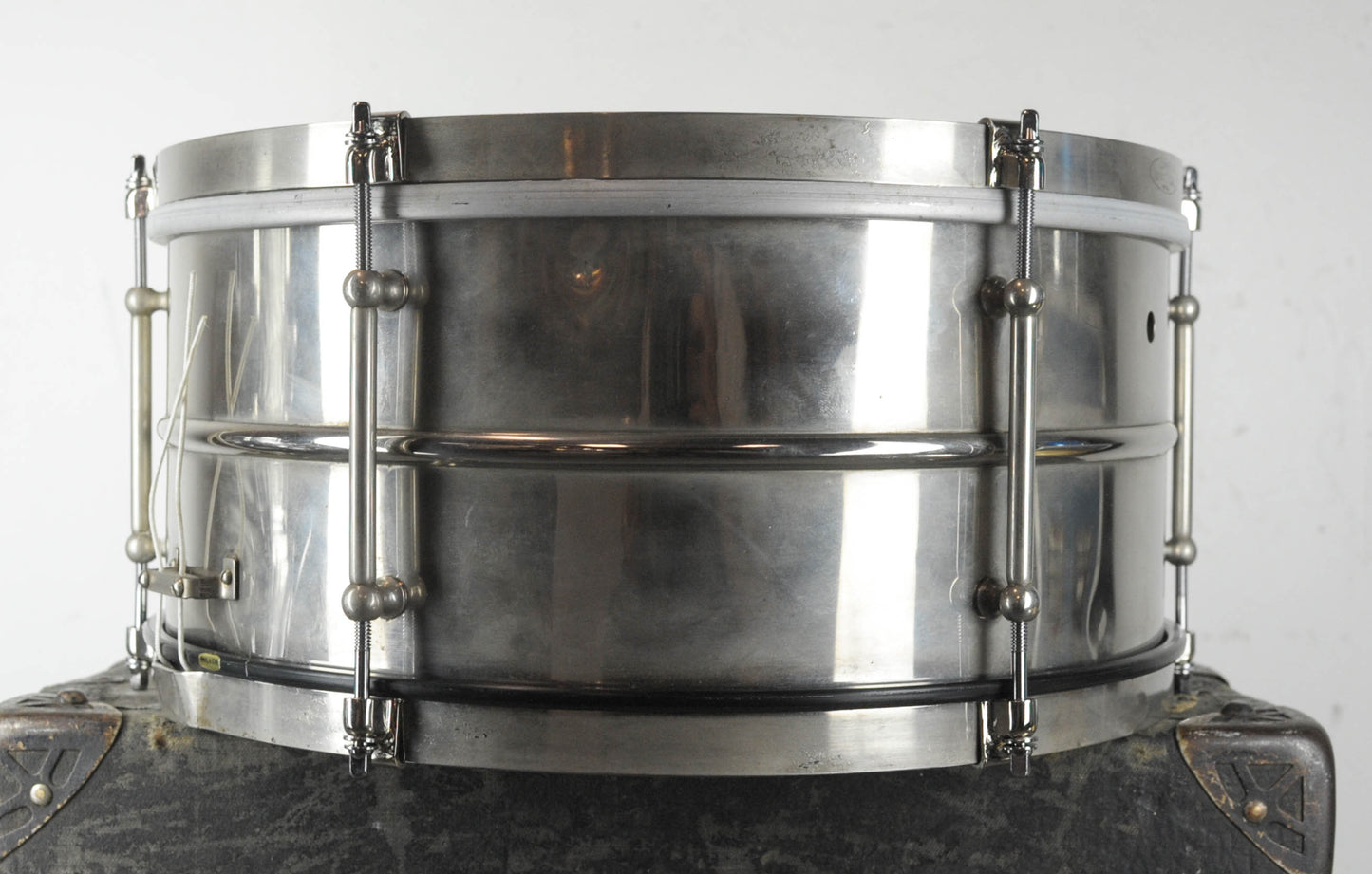 1920s Ludwig 6.5x14 Universal Nickel Over Brass Snare Drum