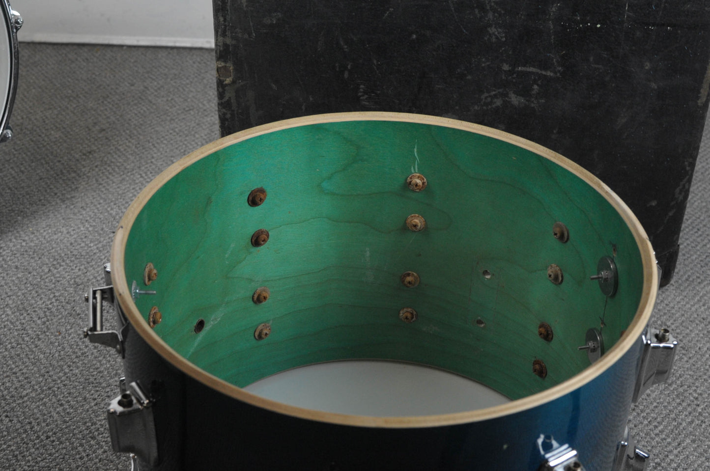 Vintage Tama Superstar 10x14 Aquamarine Snare Drum