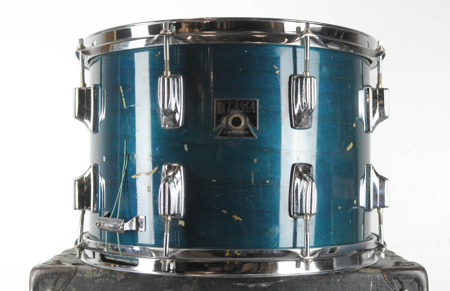 Vintage Tama Superstar 10x14 Aquamarine Snare Drum