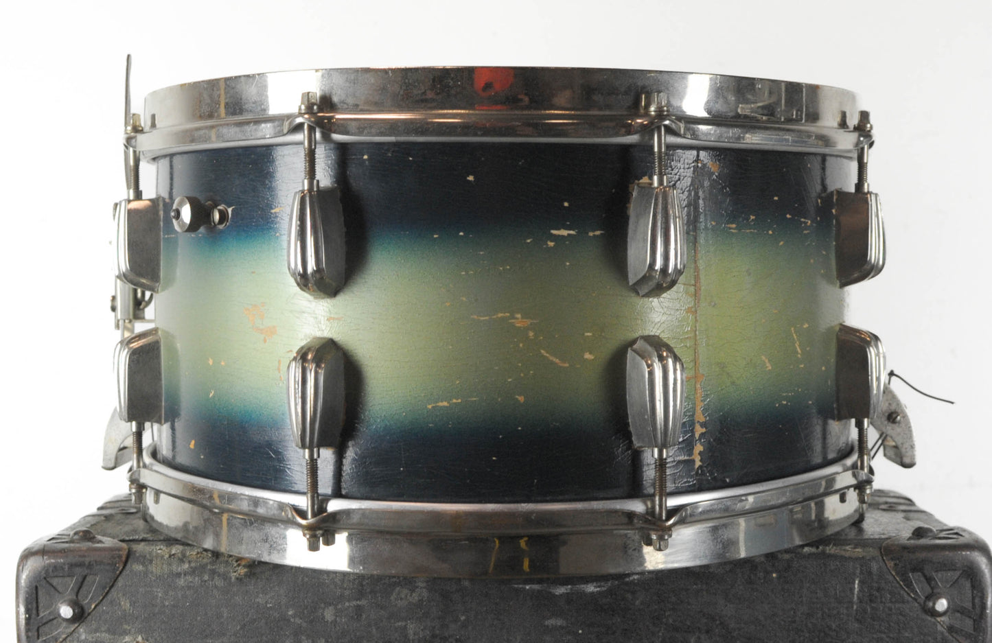 1940s Slingerland 7x14 Radio King Buddy Rich Blue & Gold Duco "Swingster" Snare Drum