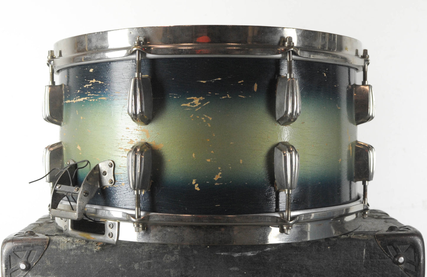 1940s Slingerland 7x14 Radio King Buddy Rich Blue & Gold Duco "Swingster" Snare Drum