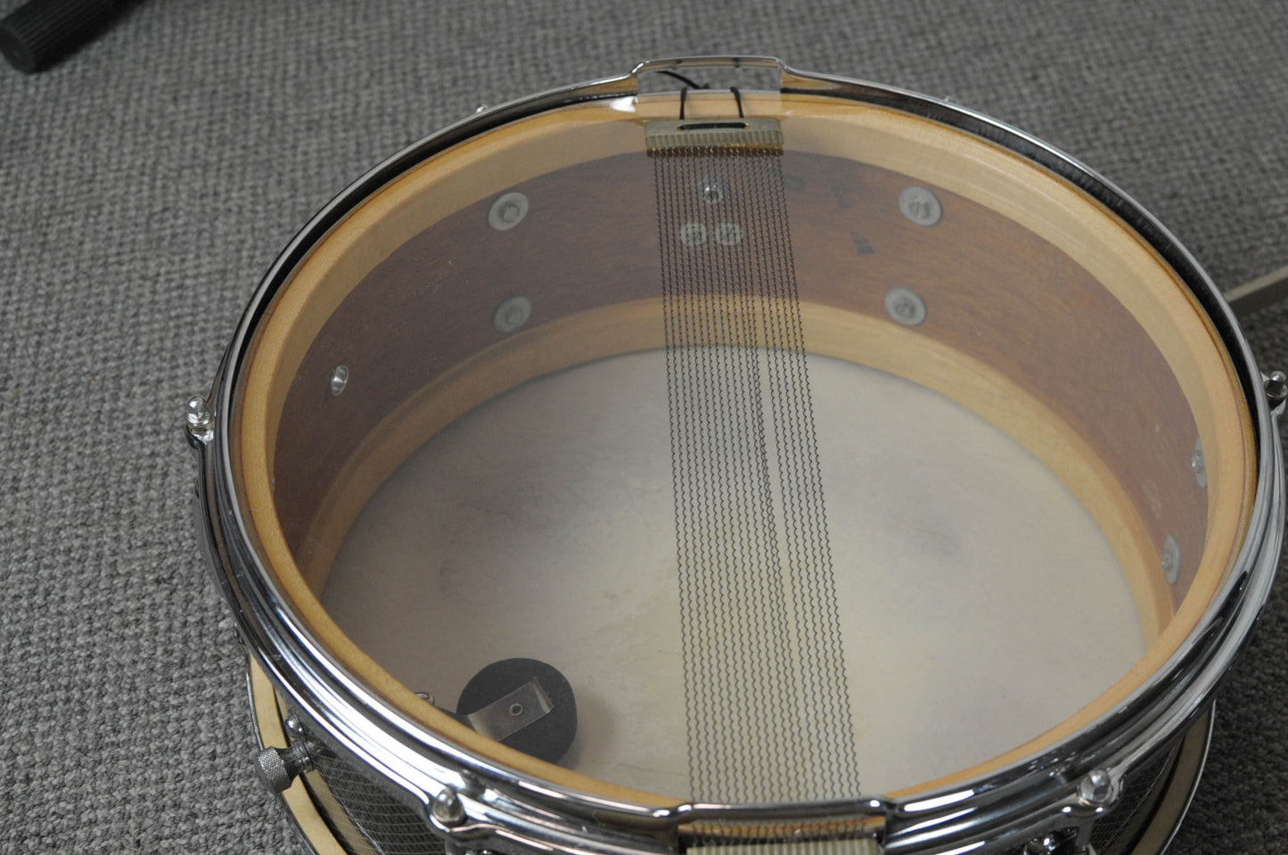 1962 Slingerland Gold Veiled Ebony Pearl Windsor 6N Drum Set