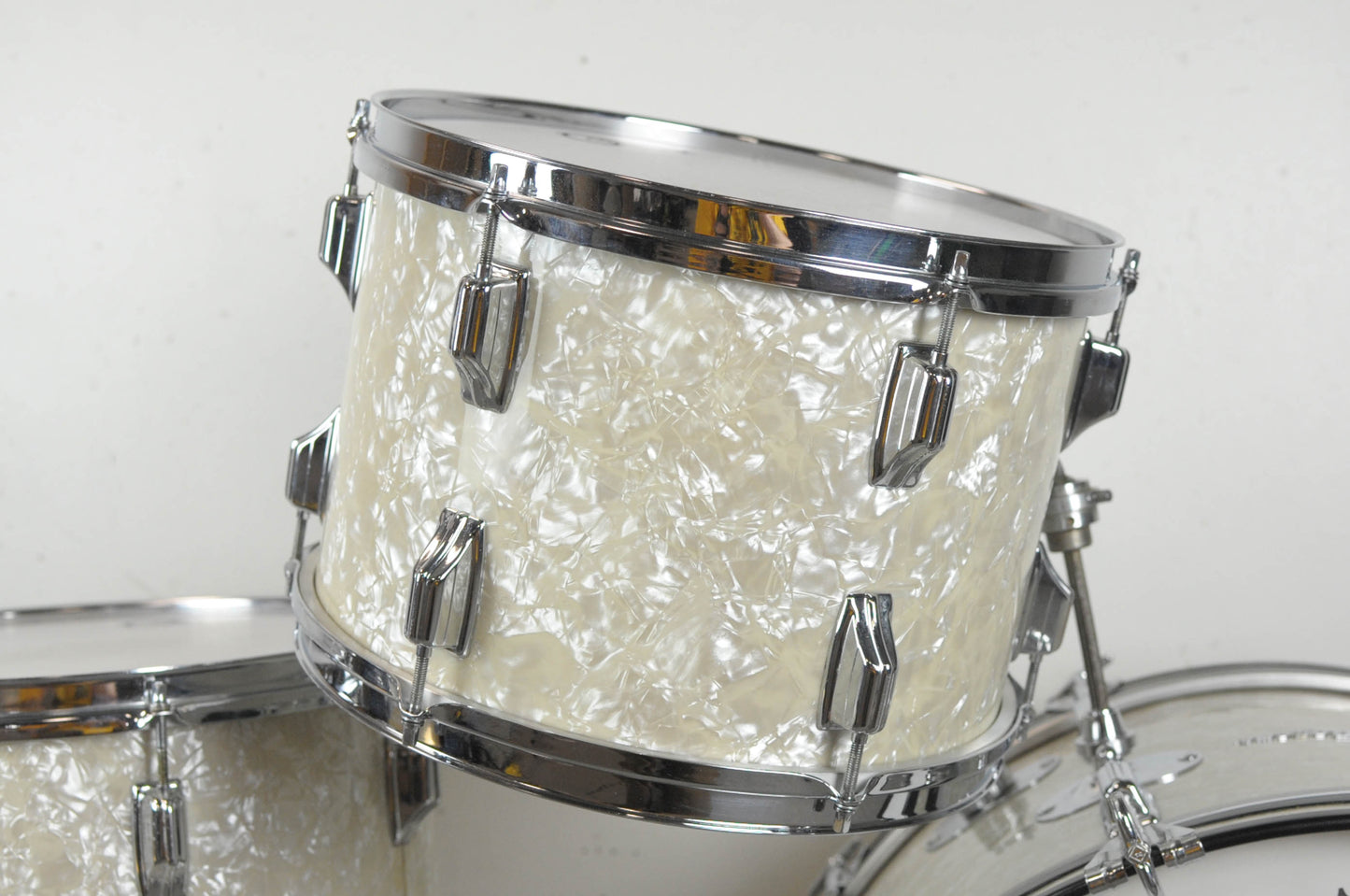 1970s Roger Buddy Rich "Tribute" Antique Pearl Drum Set