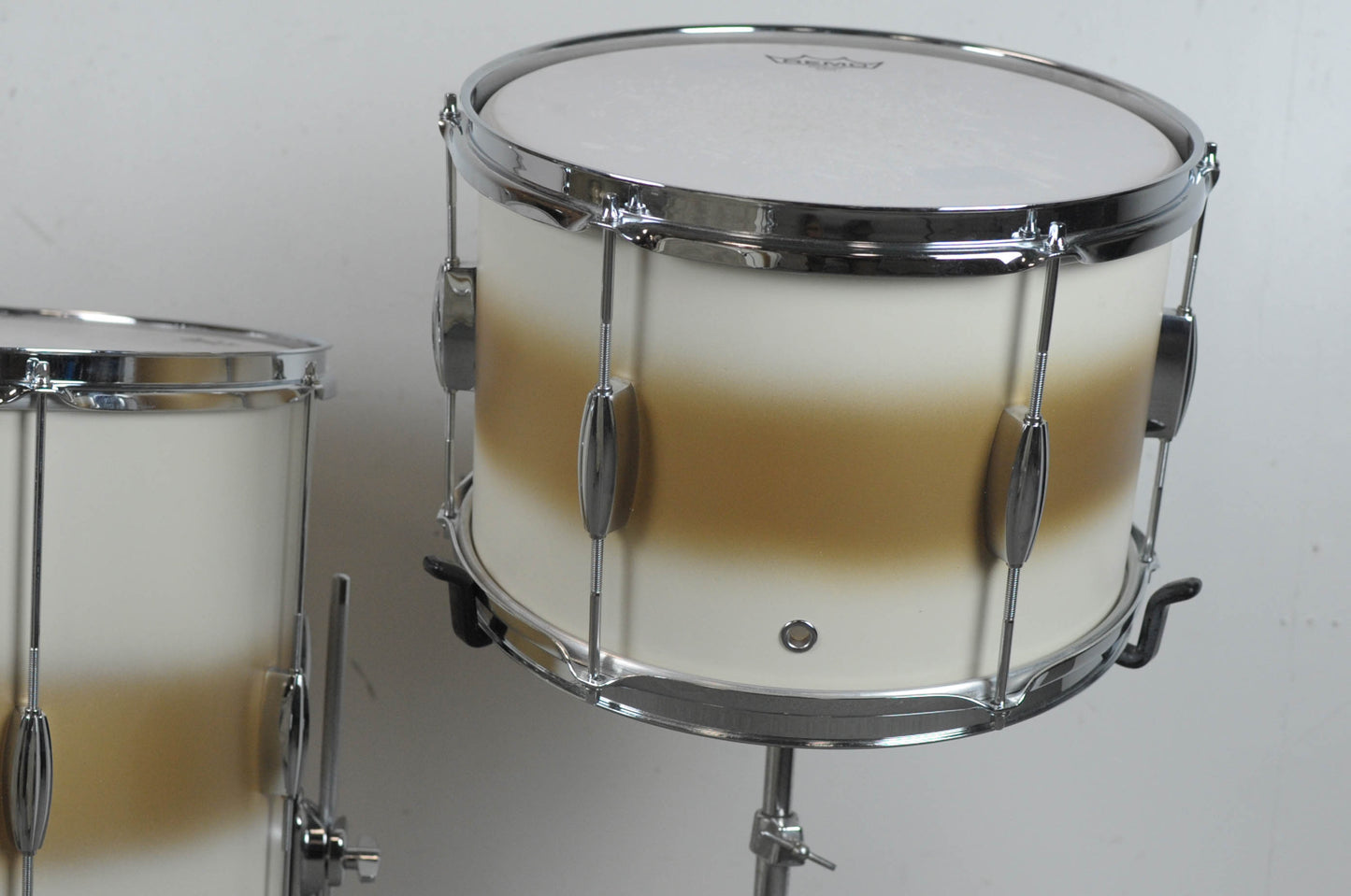 C&C Drum Co Player Date II Antique White & Gold Duco Drum Set