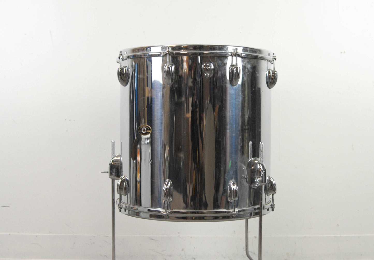 1960s Slingerland 16x16 Chrome Over Wood Floor Tom