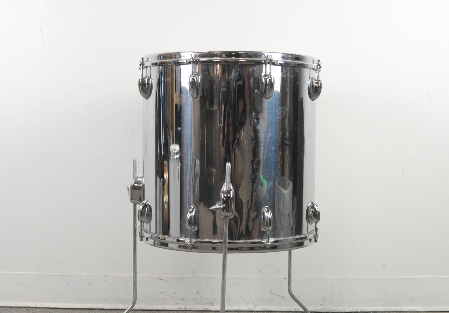 1960s Slingerland 16x16 Chrome Over Wood Floor Tom
