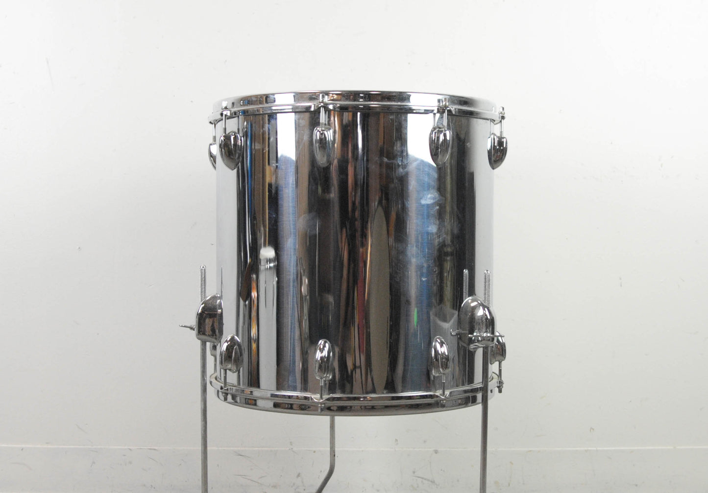 1960s Slingerland 16x16 Chrome Over Wood Floor Tom