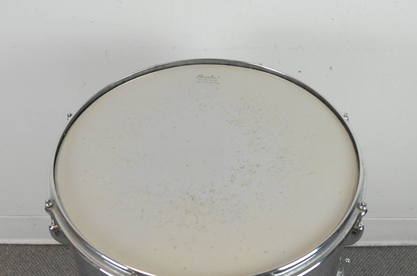 1960s Slingerland 16x16 Chrome Over Wood Floor Tom