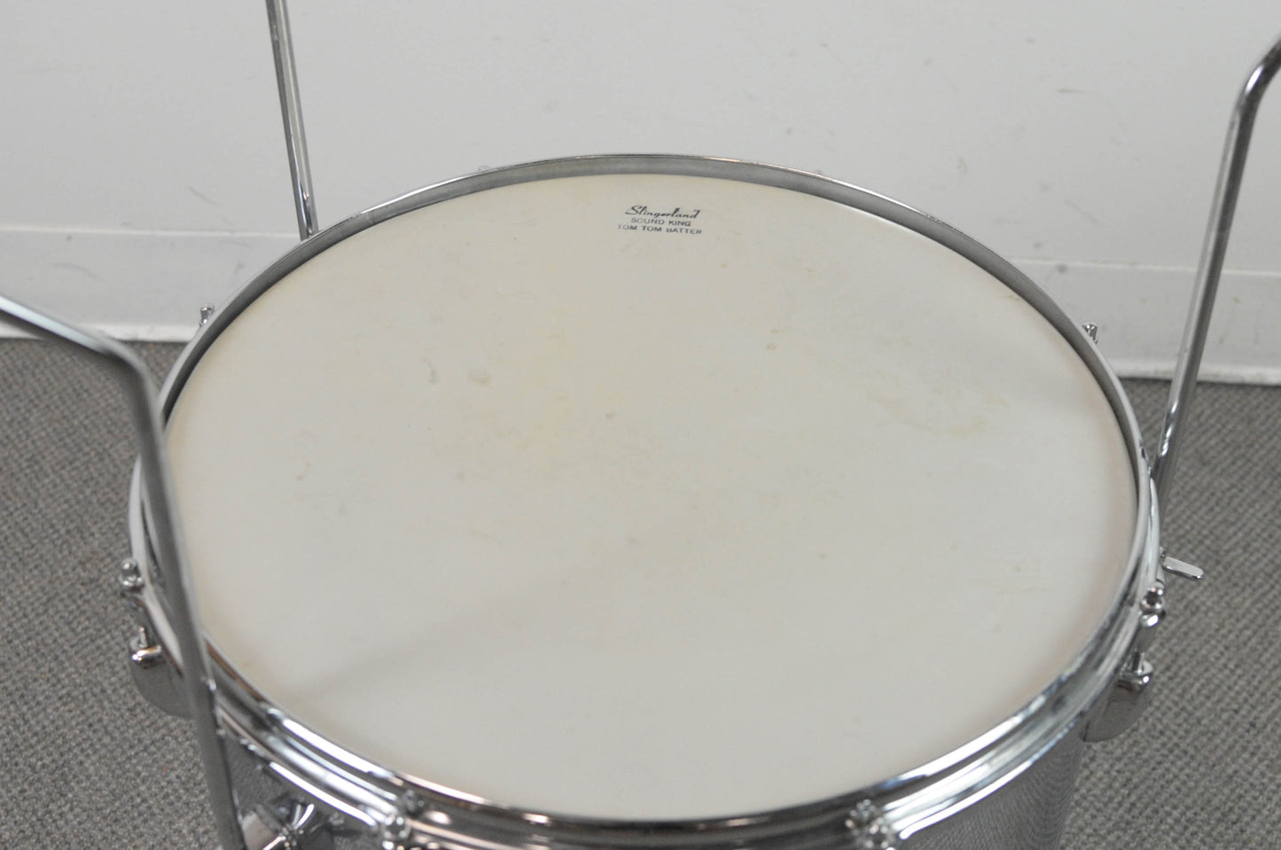 1960s Slingerland 16x16 Chrome Over Wood Floor Tom
