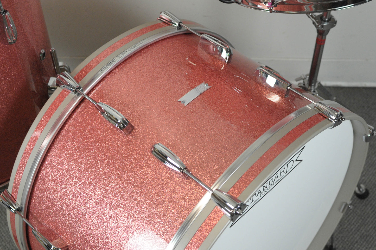 Standard Drum Co. Pink Sparkle Maple Drum Set