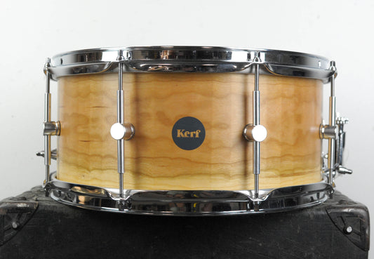 Kerf Drum Co. 6.5x14 Natural Cherry Snare Drum