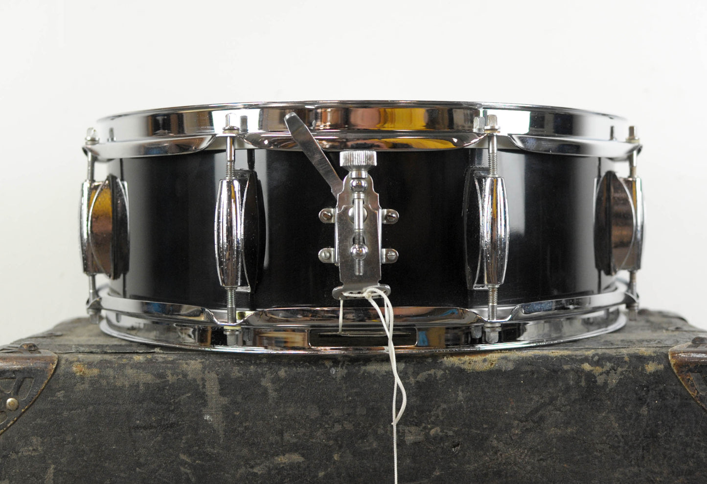 1960s Gretsch 5x14 Black Lacquer Renown Snare Drum