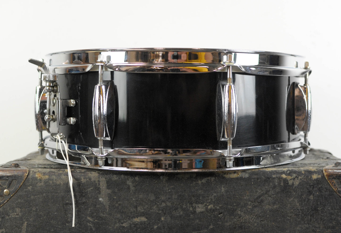 1960s Gretsch 5x14 Black Lacquer Renown Snare Drum