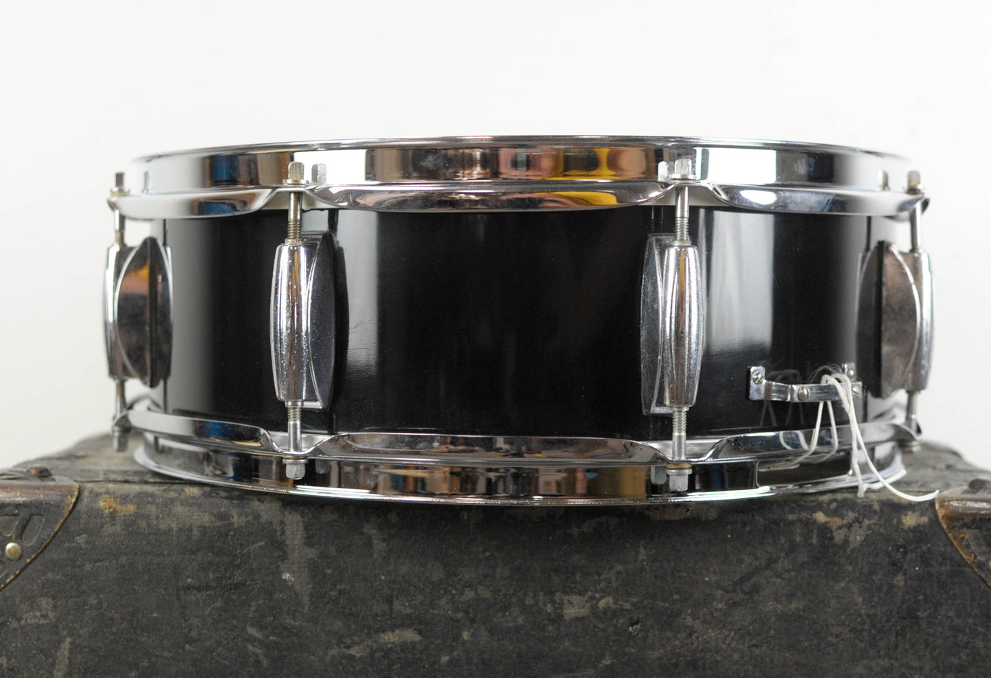 1960s Gretsch 5x14 Black Lacquer Renown Snare Drum