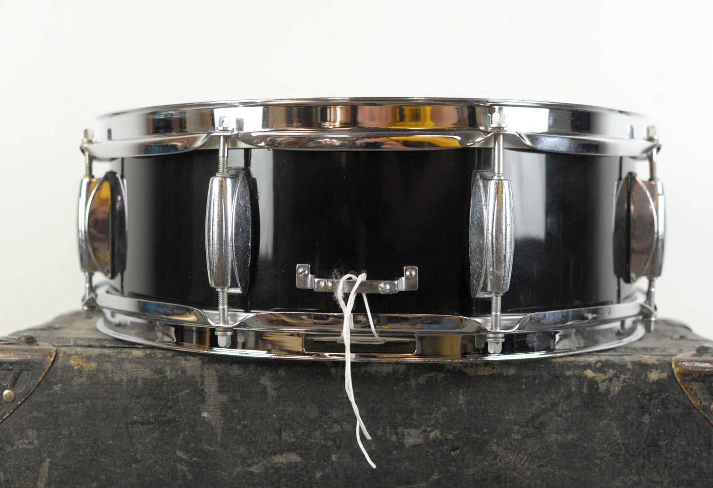 1960s Gretsch 5x14 Black Lacquer Renown Snare Drum