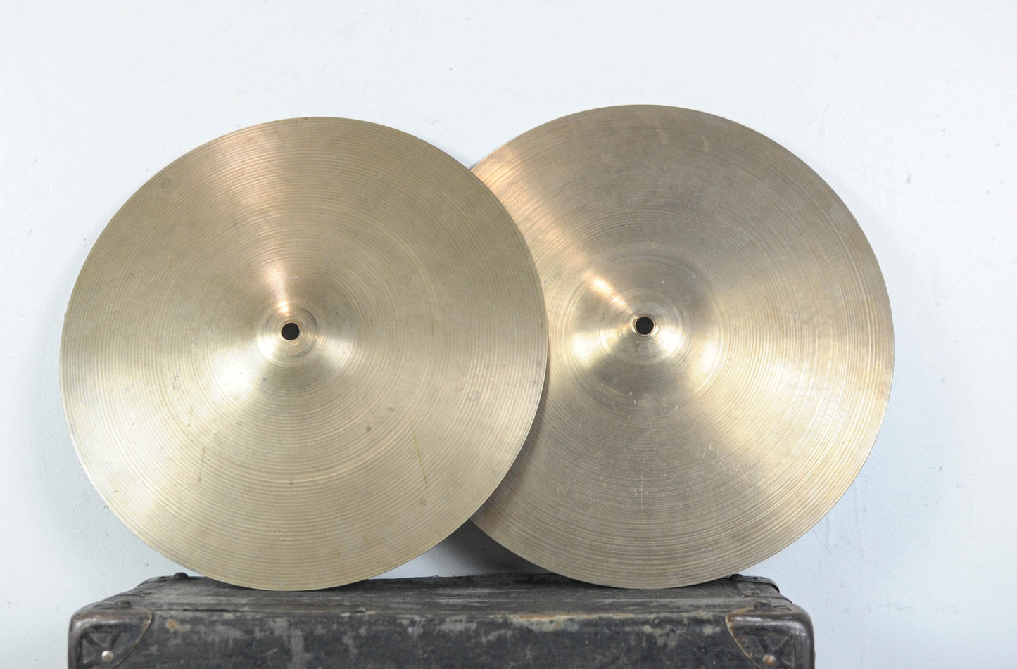 1970s 14" Azco Rogers Hi Hat Cymbals 796g 933g