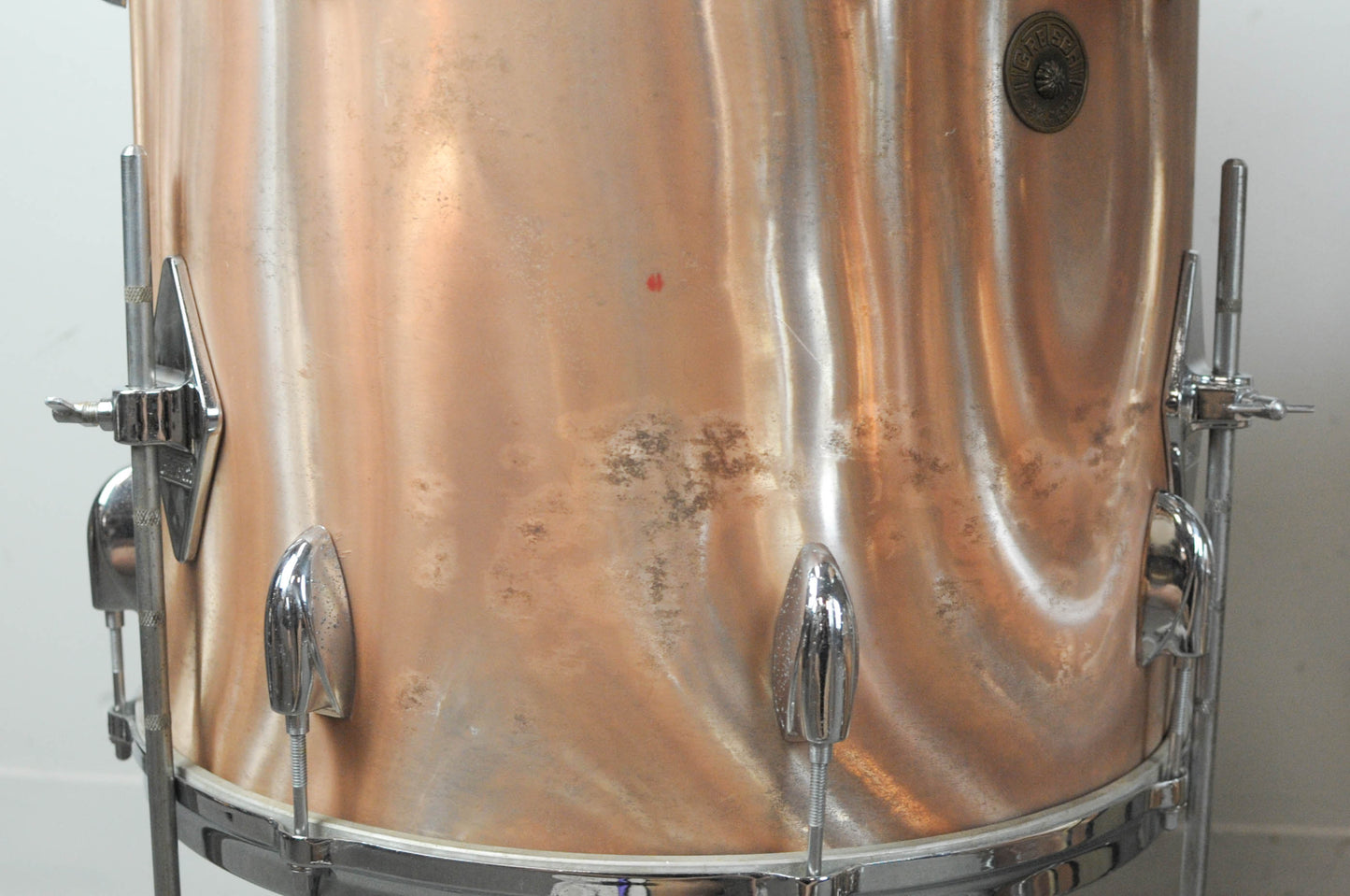 1960s Gretsch Sunset Satin Flame Drum Set