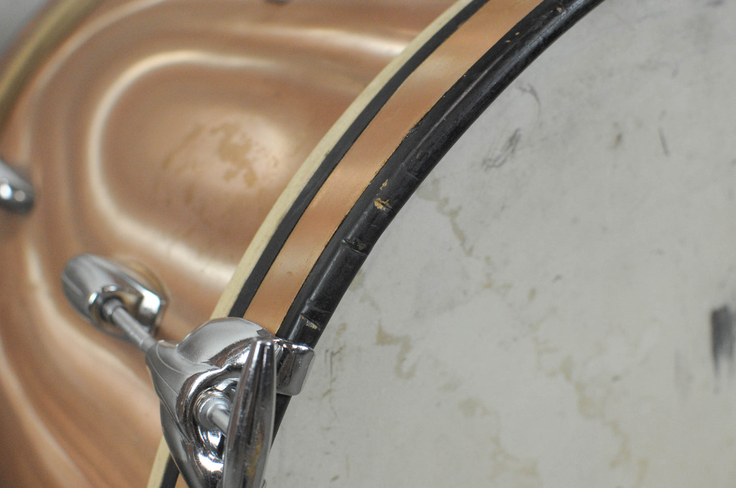 1960s Gretsch Sunset Satin Flame Drum Set