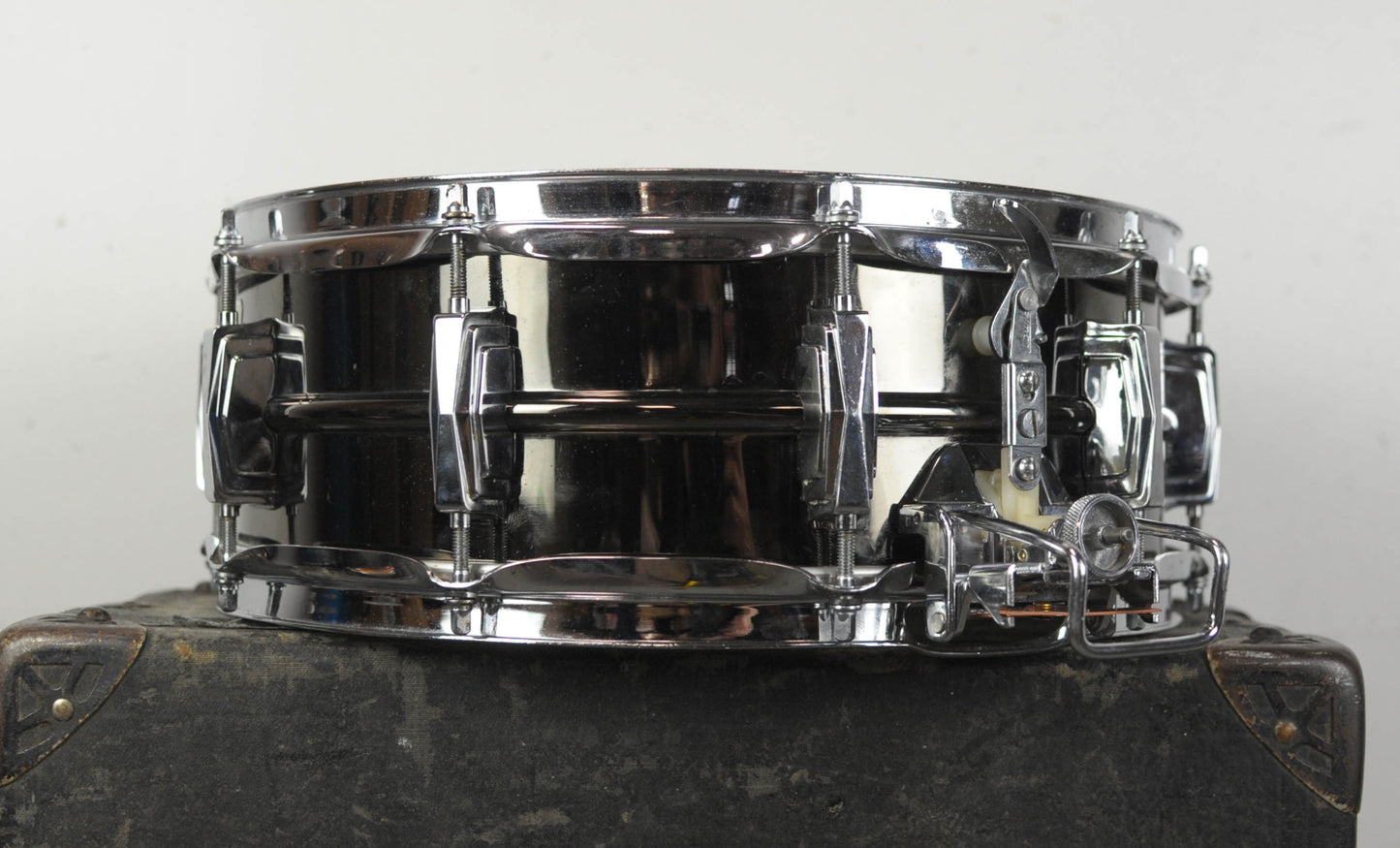 1980s Ludwig 5x14 Black Beauty Super-Sensitive Snare Drum