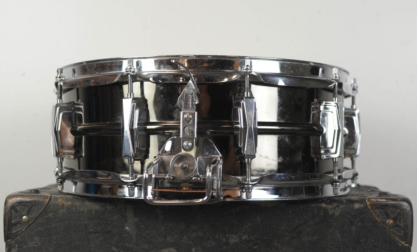 1980s Ludwig 5x14 Black Beauty Super-Sensitive Snare Drum