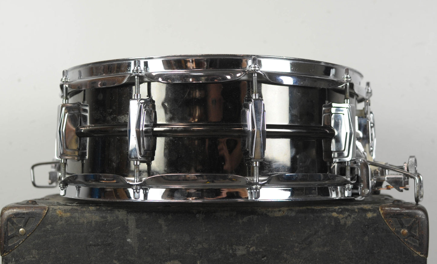 1980s Ludwig 5x14 Black Beauty Super-Sensitive Snare Drum