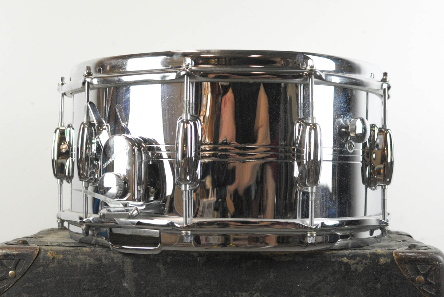 1970s Slingerland 6.5x14 Gene Krupa Sound King Snare Drum