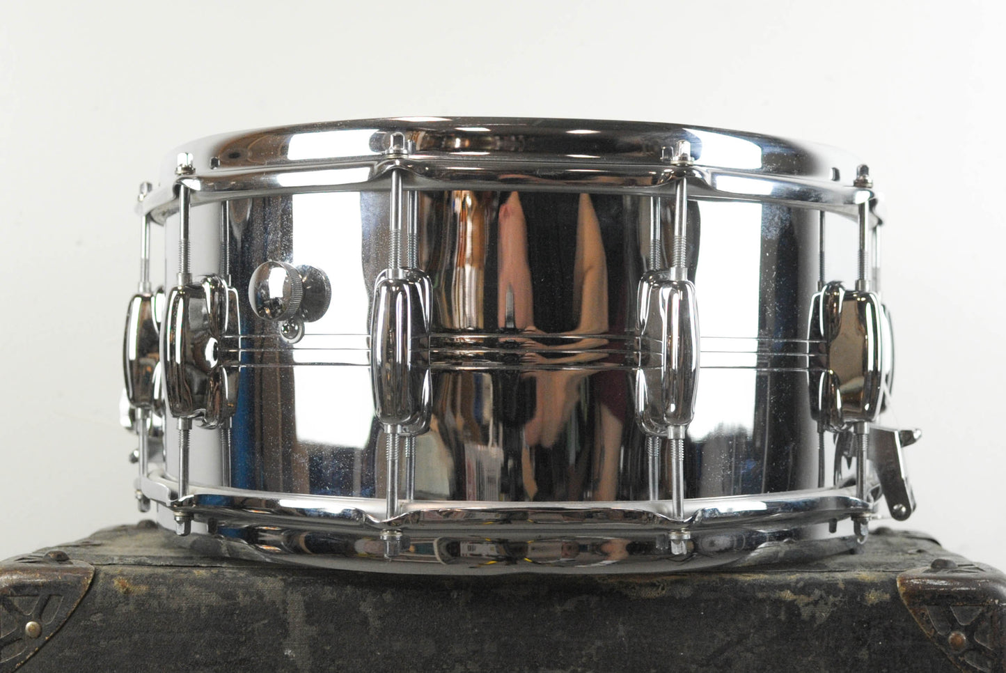 1970s Slingerland 6.5x14 Gene Krupa Sound King Snare Drum