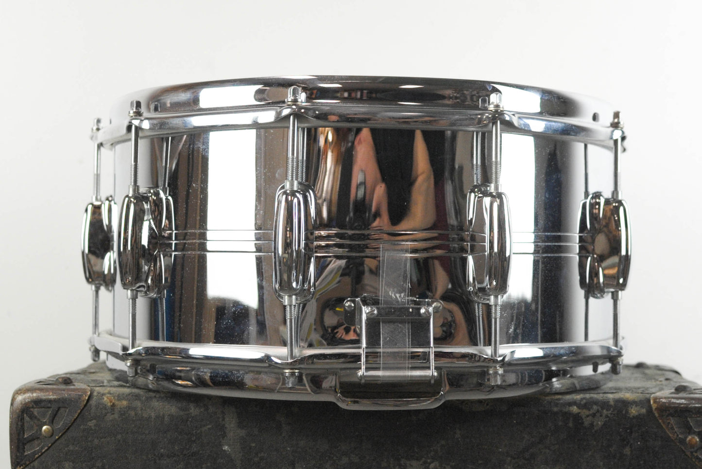 1970s Slingerland 6.5x14 Gene Krupa Sound King Snare Drum