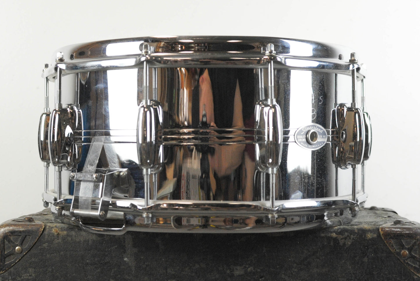 1970s Slingerland 6.5x14 Gene Krupa Sound King Snare Drum