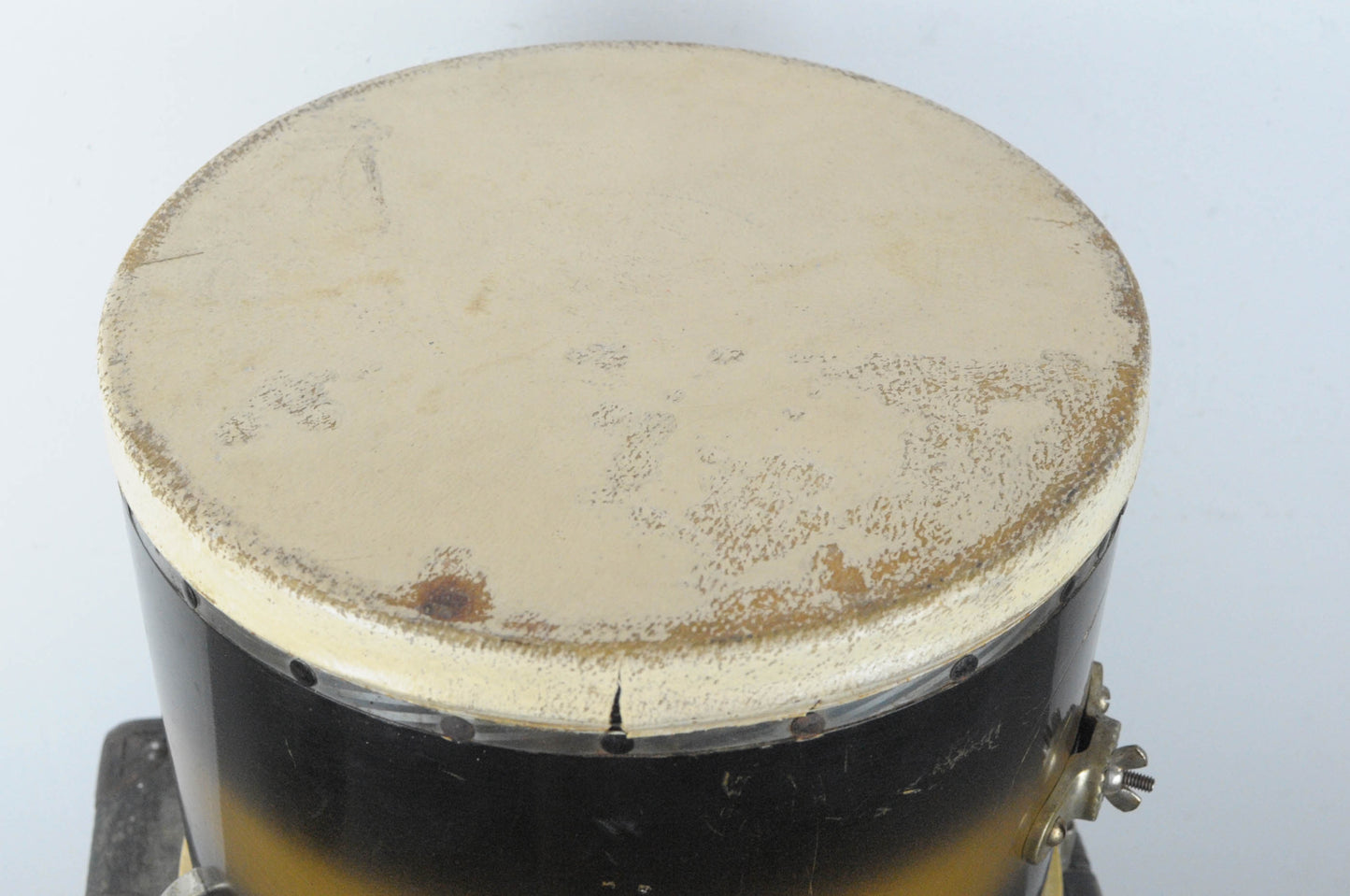 1940s Leedy 12x14 Black & Gold Duco Tom