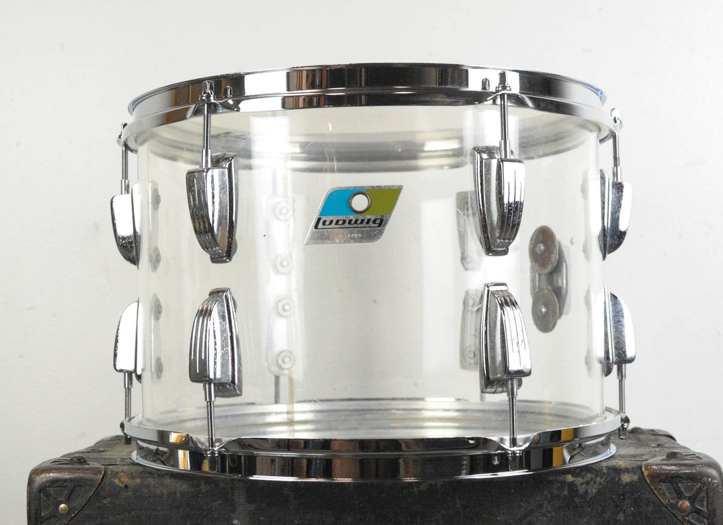 1970s Ludwig 9x13 Clear Vistalite Tom