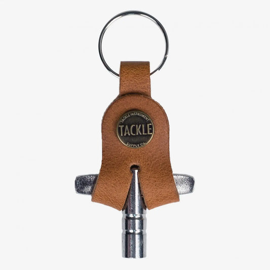 Tackle Instrument Co. Saddle Tan Leather Drum Key
