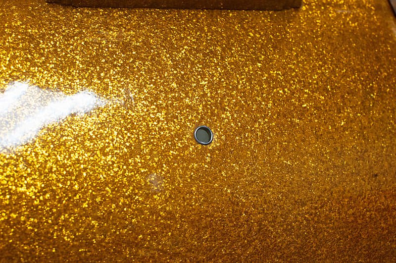 1967 Ludwig 16x34" Gold Sparkle Concert Bass Drum