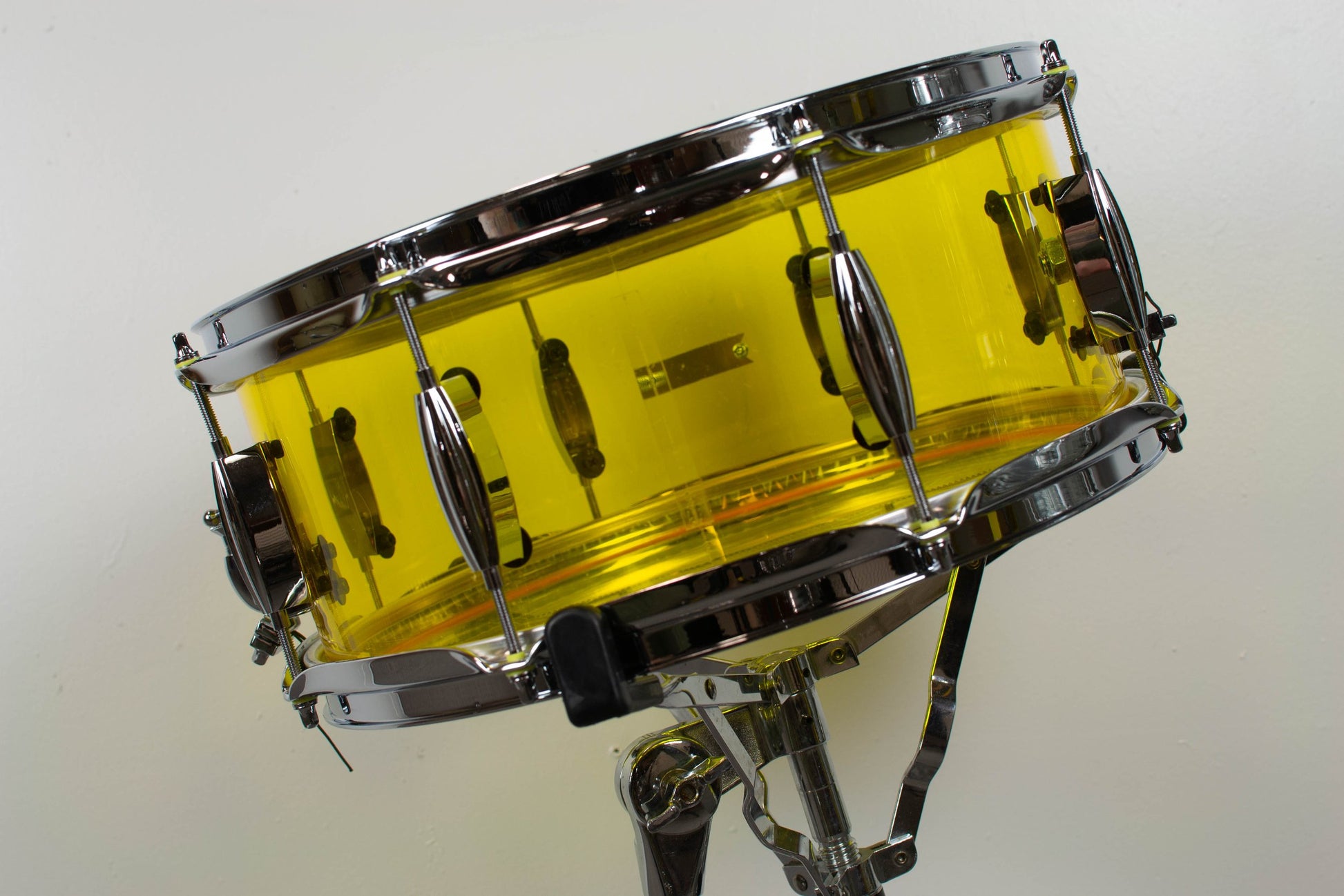 Standard Drum Co. 6x14 Yellow Acrylic Snare Drum