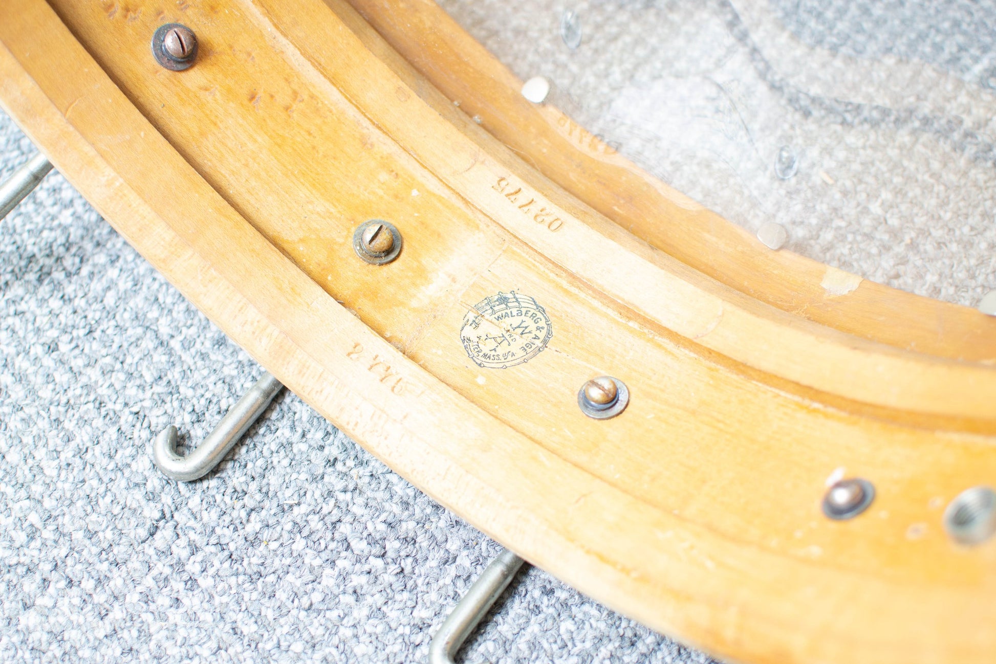 1910s 1920s Walberg and Auge 4.5x14 Snare Drum