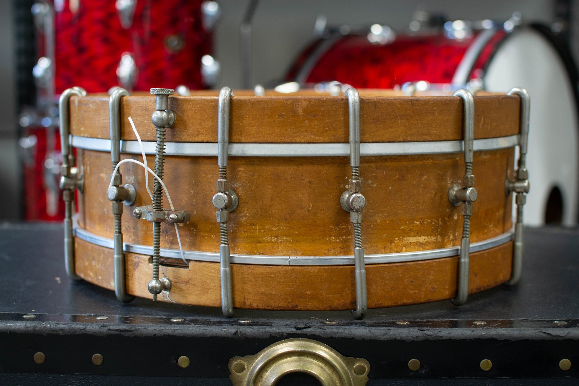 1910s 1920s Walberg and Auge 4.5x14 Snare Drum