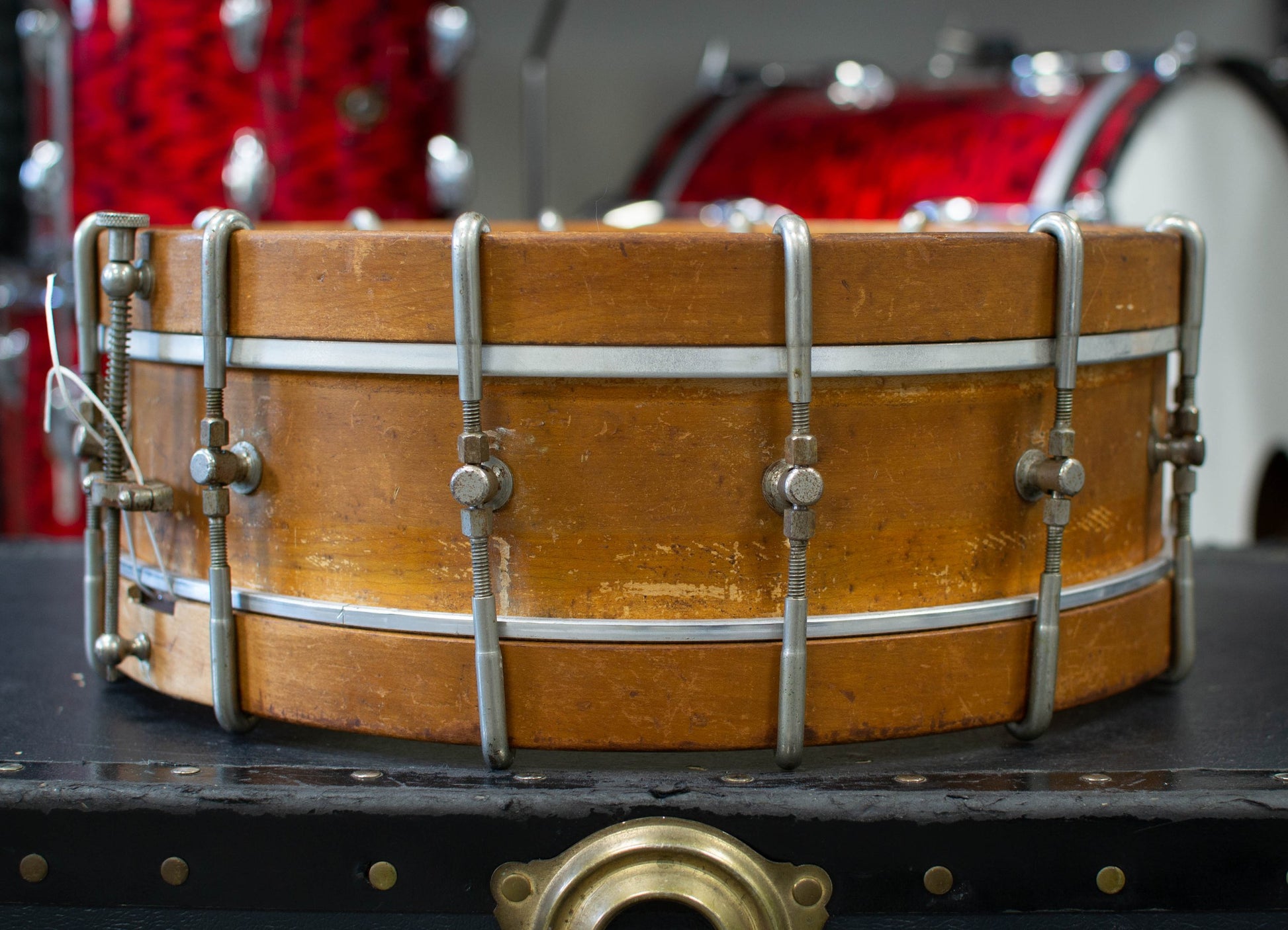 1910s 1920s Walberg and Auge 4.5x14 Snare Drum
