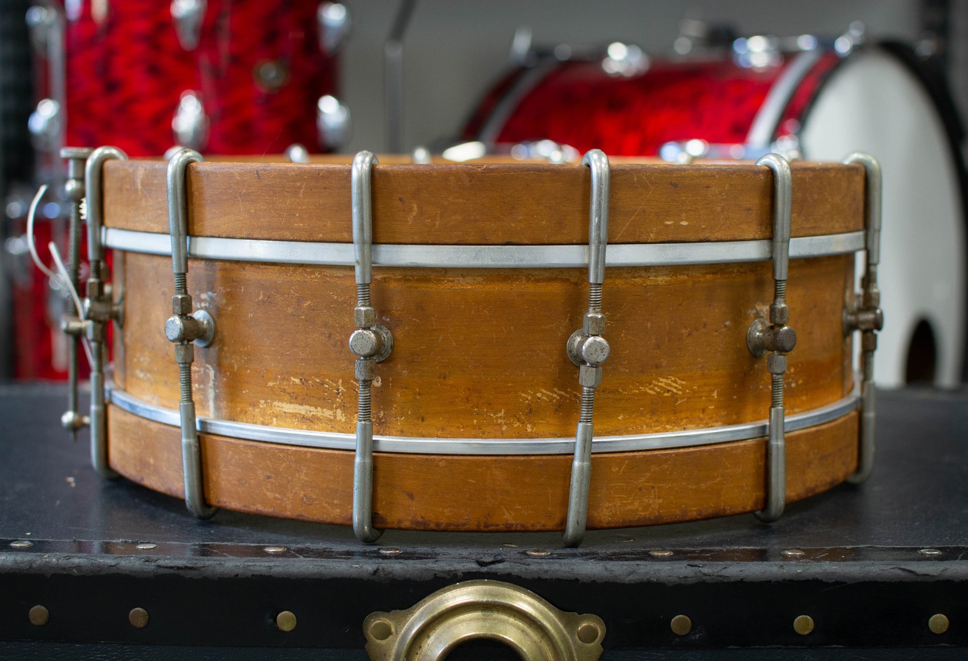 1910s 1920s Walberg and Auge 4.5x14 Snare Drum