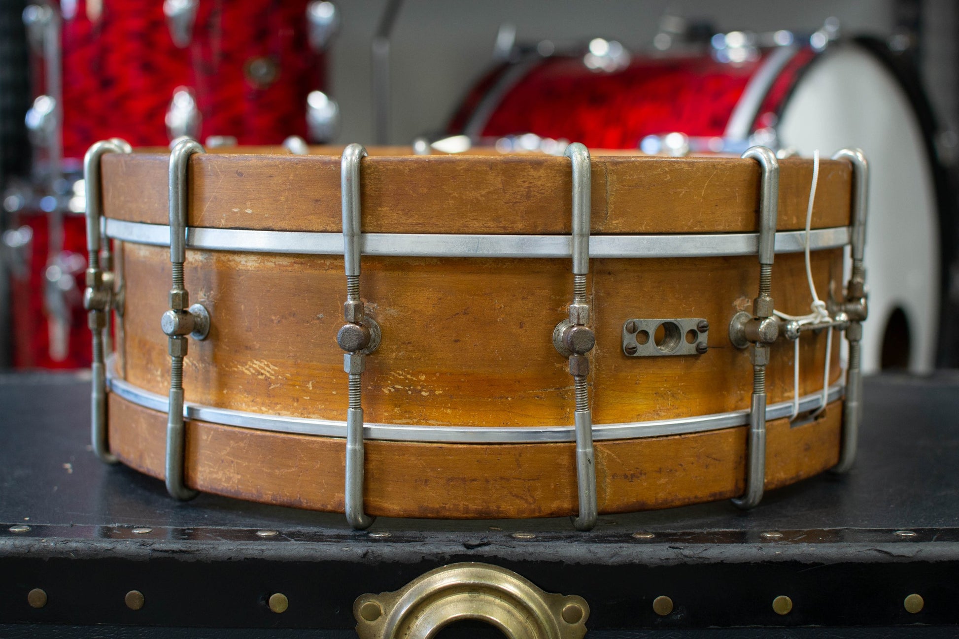 1910s 1920s Walberg and Auge 4.5x14 Snare Drum