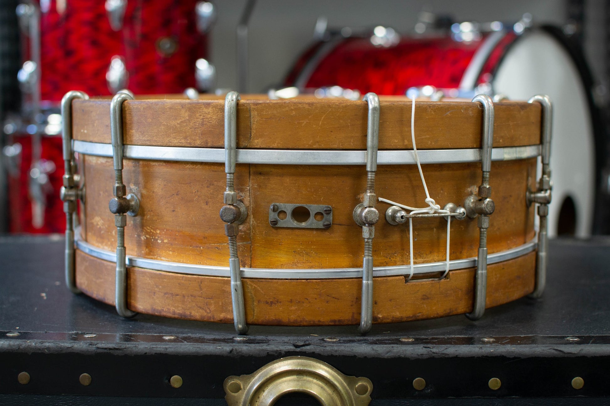 1910s 1920s Walberg and Auge 4.5x14 Snare Drum
