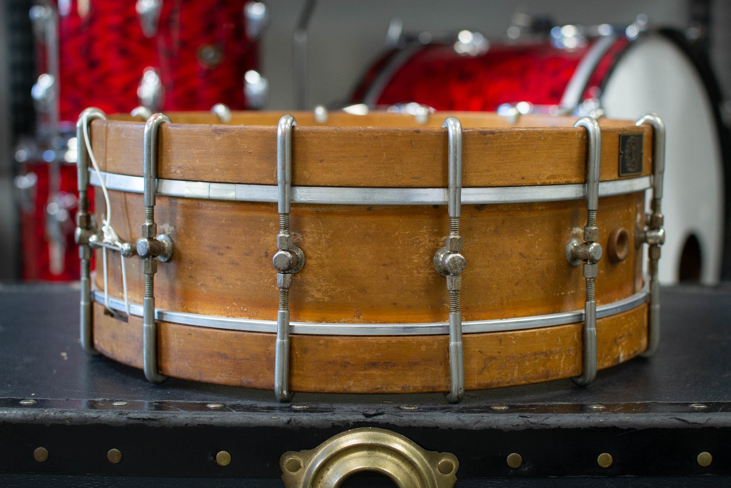 1910s 1920s Walberg and Auge 4.5x14 Snare Drum