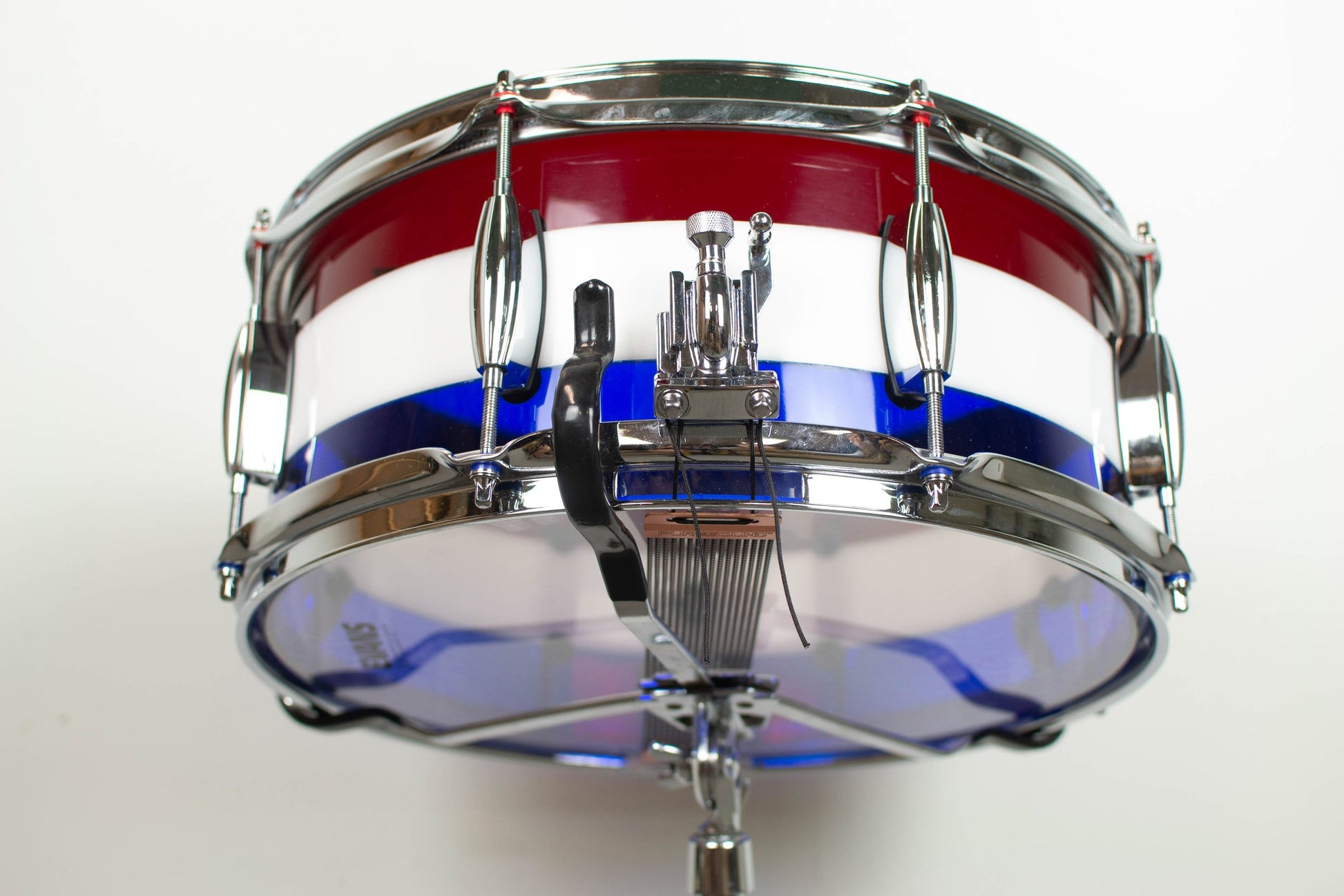 Standard Drum 6X14 Red White and Blue Acrylic Snare Drum