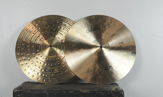 Leon 14" "Vintage" Hi Hat Cymbals 900g 1390g