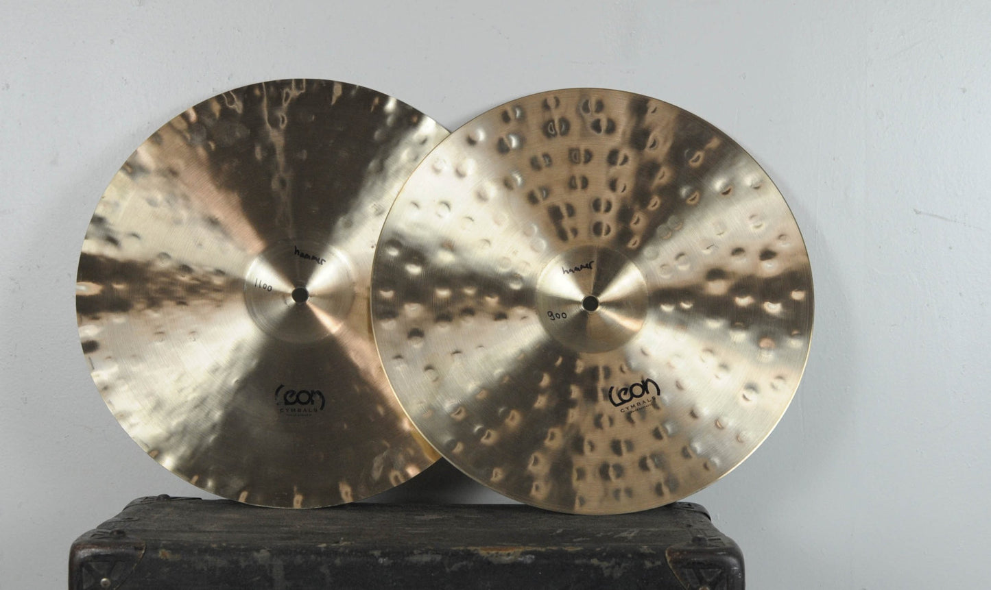 Leon 14" Hammer Hi Hat Cymbals 900g 1100g