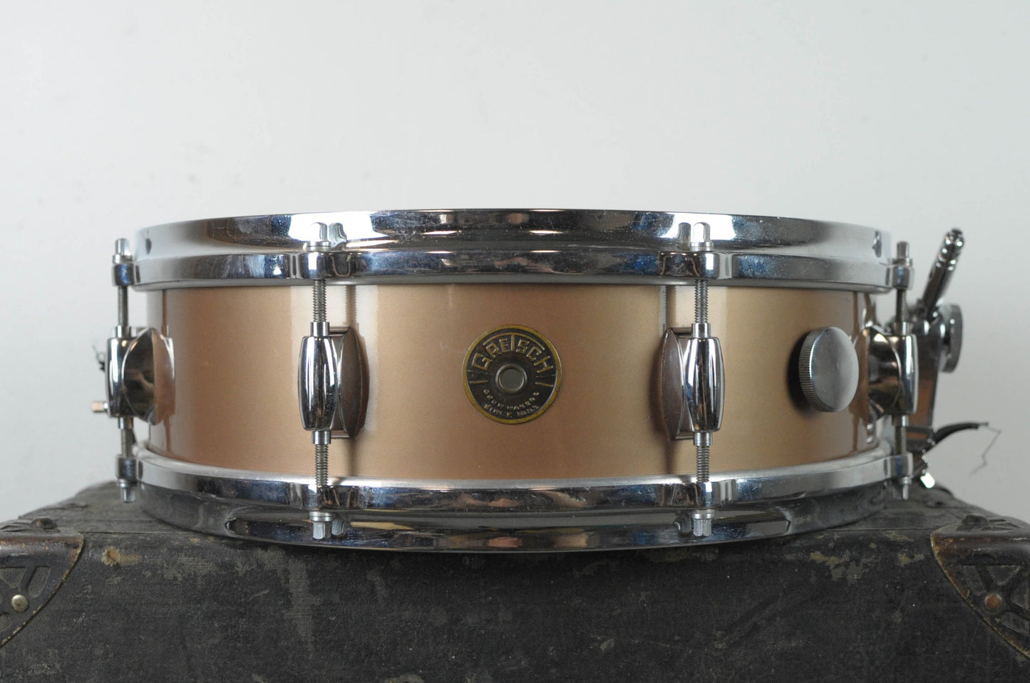 1960s Gretsch 4x14 Progressive Jazz Copper Mist Snare Drum