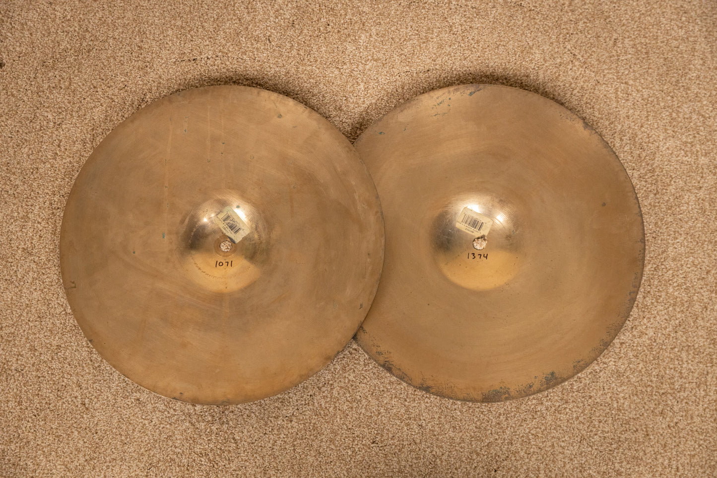 Zildjian 14" A Custom Hi Hat Cymbals 1071g 1374g