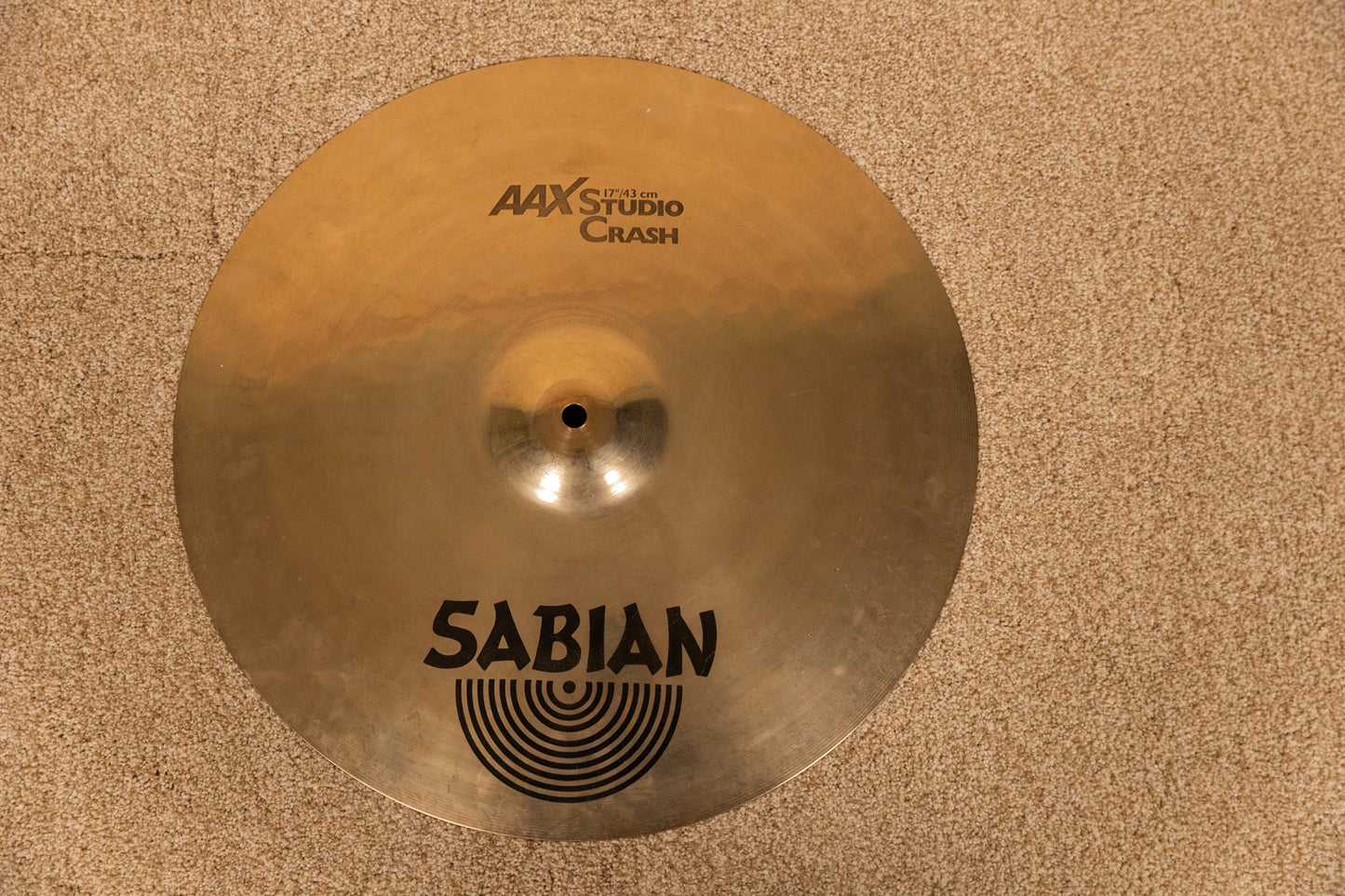 Sabian 17" AAX Studio Crash Cymbal 1128g